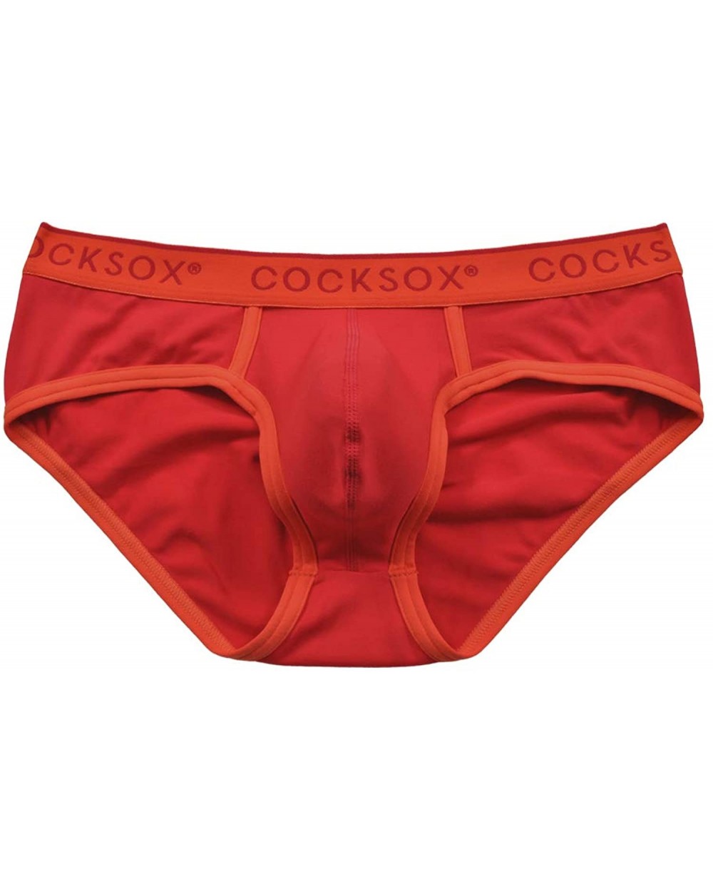 Men's Contour Pouch Sports Brief CX76 - Sumac Red - CY18D5LA9Y2 $46.08 Briefs