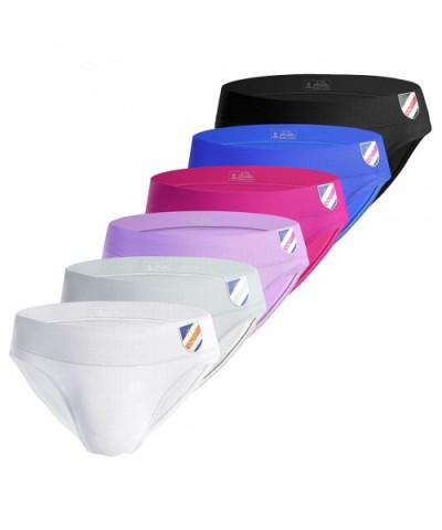 Bulge Pouch Underwear for Men Sexy Low Waist Bikini Briefs - Multi(6-pack) - CX18YKUS4D5 $54.51 Briefs
