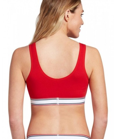 Women's Bras Retro Stripe Bralette - Red Reality - C9199MIUZ0Q $13.65 Bras