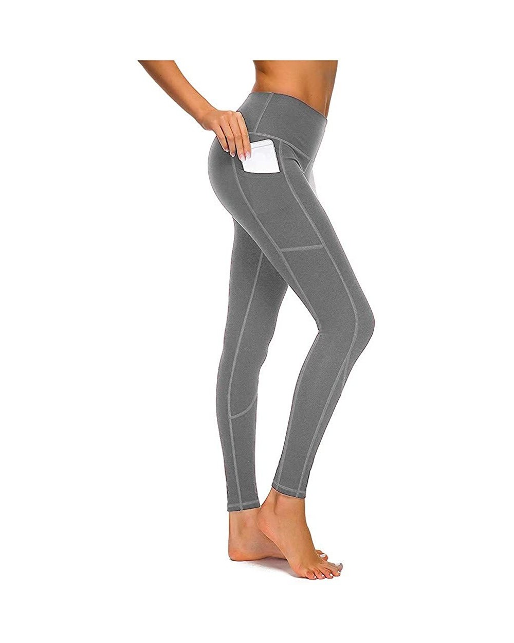 Women's Color Block Fold Over Waist Yoga Pants Flare Leg Workout Leggings Gray - C61932L4222 $24.66 Bottoms