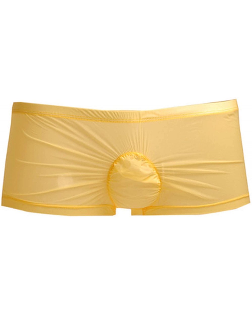 Milk Silk Fabrics Sexy U Convex Transparent Men Underwear Boxers - G - CM19E7H60G9 $77.64 Boxers