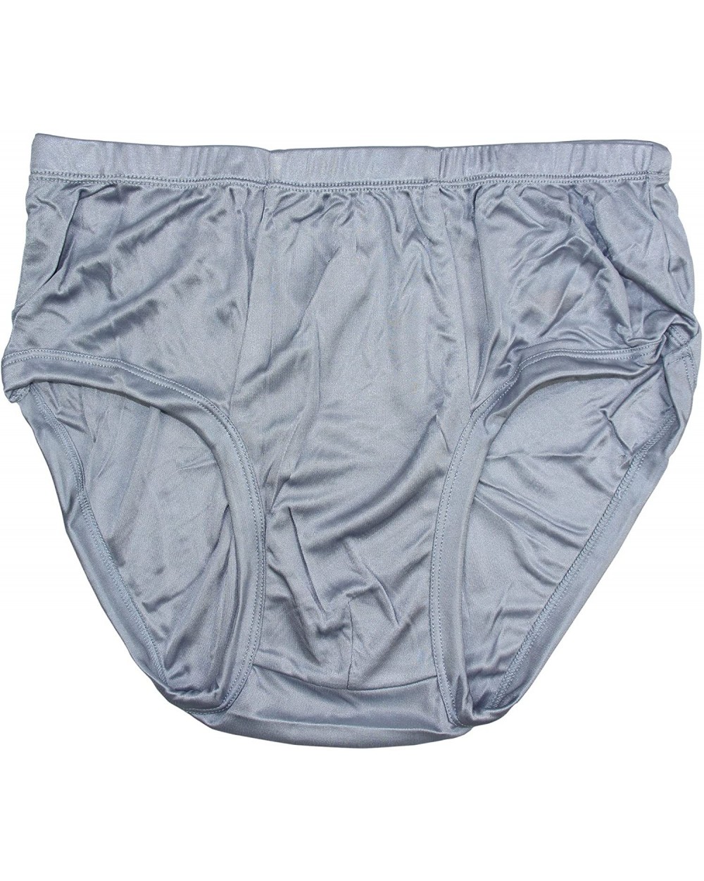 Pure Silk Knitted Men's Briefs - Grey - CD11XU4T9VB $23.65 Briefs