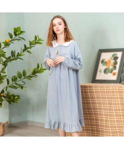 Women's Cute Nightgown- Summer Cotton Lightweight Long Pajamas- Lightweight Pajamas Casual Clothes- 100% Cotton Fabric Sweat-...