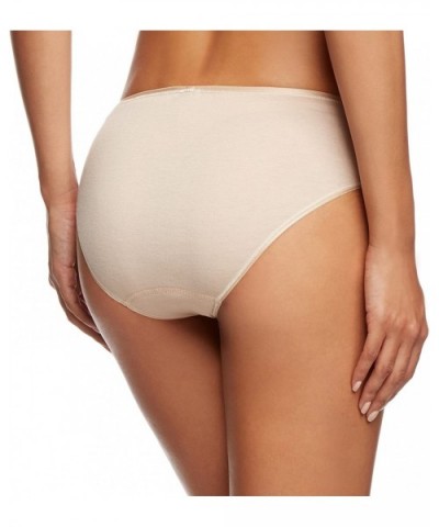 Women's Cotton Seamless Full High Cut Brief - Skin - C7118ILN61Z $65.83 Panties