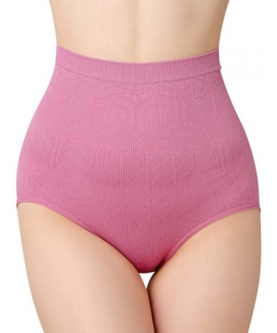 Women's Shapewear Underpants Body Shaping Pants Belly Pants Hip Raise Waist Postpartum Corset Pants - D Pink - CS1933HNX42 $1...