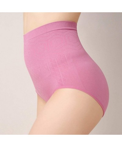 Women's Shapewear Underpants Body Shaping Pants Belly Pants Hip Raise Waist Postpartum Corset Pants - D Pink - CS1933HNX42 $1...