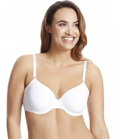 Women's Plus-Size NO Side Effects Underwire Full Coverage Bra Bra - White - C4186TNEHWG $21.80 Bras