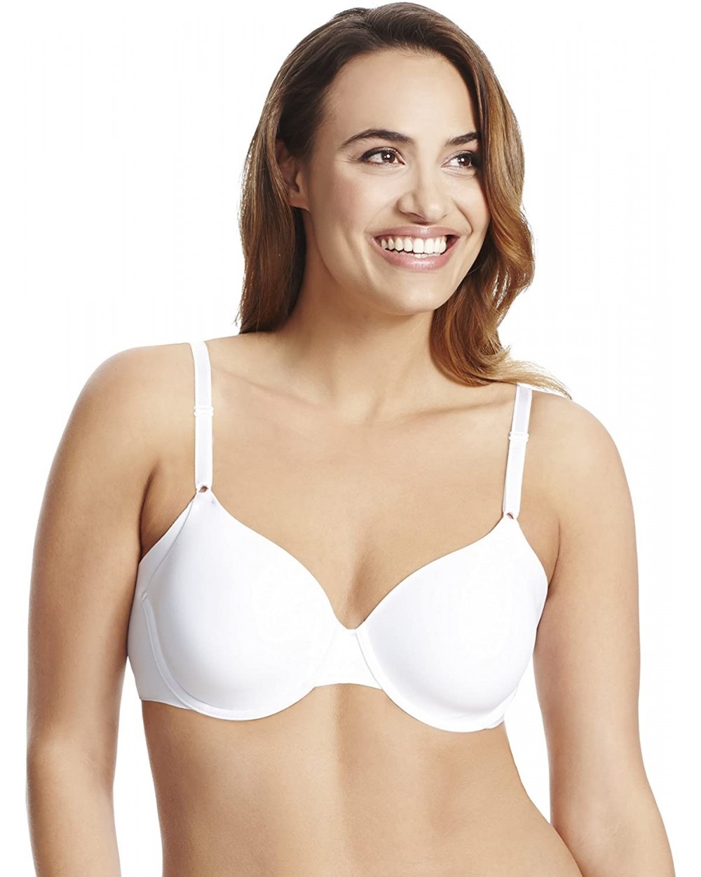 Women's Plus-Size NO Side Effects Underwire Full Coverage Bra Bra - White - C4186TNEHWG $21.80 Bras