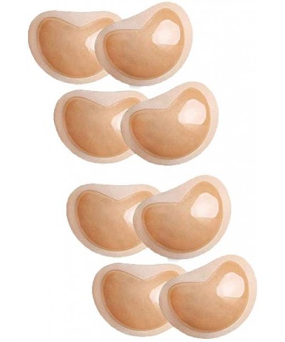 Adhesive Bra Insert Silicone Push Up Self-Adhesive Enhance Breast Bra Pad Stickers 2-4 pairs - 4 Pairs Nude - CR18NQDGT8Q $18...