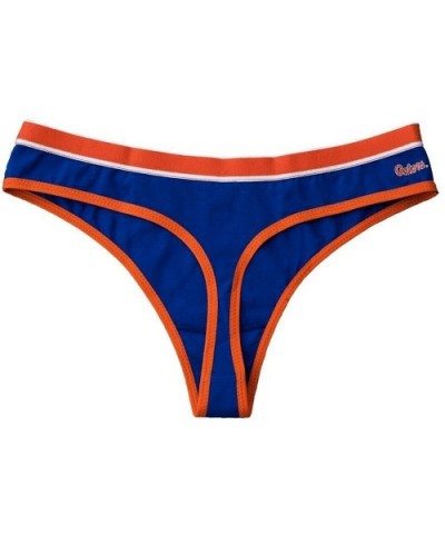 University of Florida Thong with Vintage Screenprint - Gators - C818GGOY9Y3 $24.62 Panties