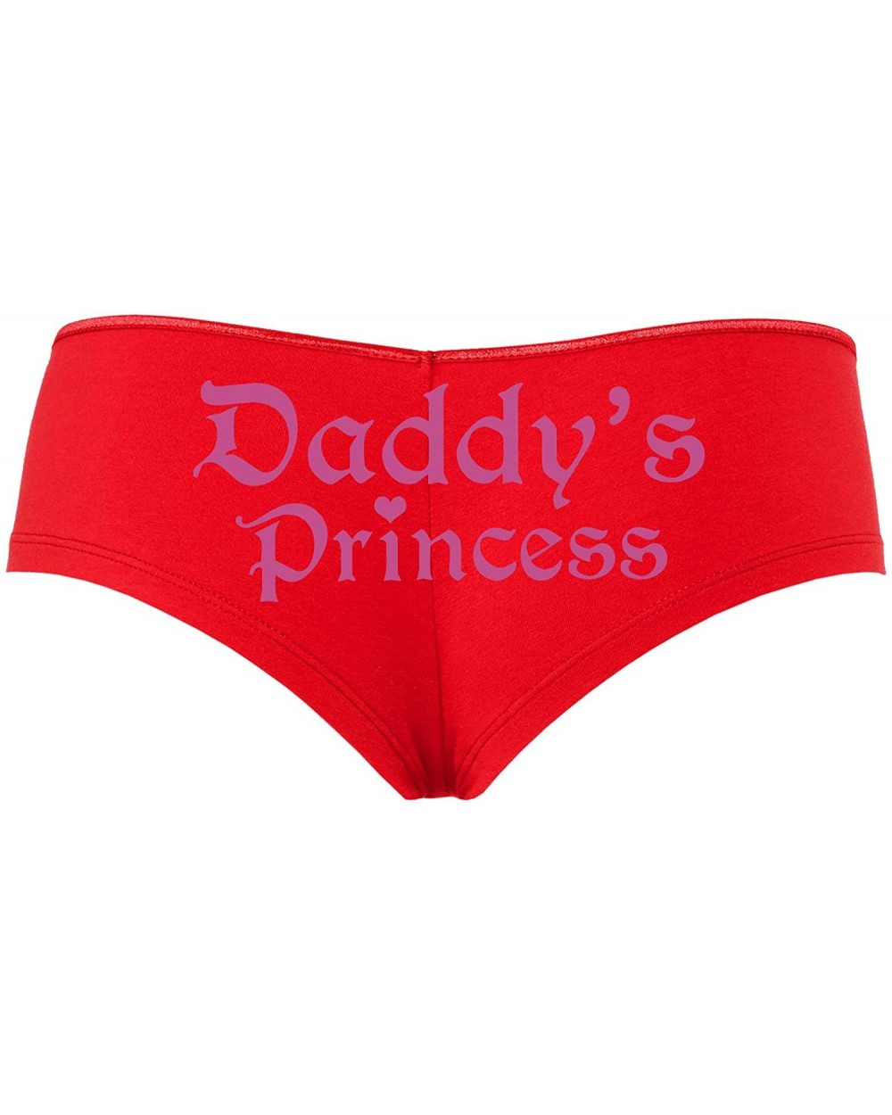 Daddys Princess Boy Short Panties - Daddy's Little Girl DDLG CGL Boyshort Underwear - Raspberry - CU18STE8IST $21.21 Panties