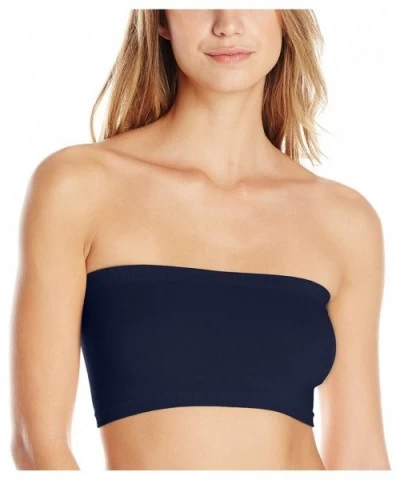 Women's Solid Bandeau - Denim - CK11R8DUJOL $26.18 Camisoles & Tanks