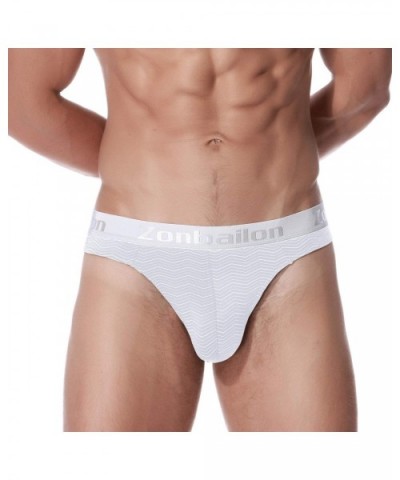 Athletic Mens Thongs Underwear Sexy Man Thong G String Hot T-Back - 3*white - CH18SXUZ9EM $27.21 G-Strings & Thongs