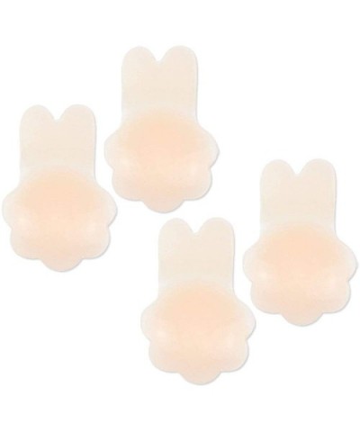 Womens Silicone Bunny Bra Breast Lift Pasties Breast Lift Tape Silicone Breast Pasties - 2 Pair Flower - CN18X4XI5LI $15.65 A...