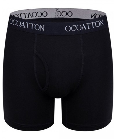 Men's Underwear Cotton Boxer Briefs Big and Tall 6-Pack - 2black+2blue+2gray - C418758IQ2D $62.71 Boxer Briefs