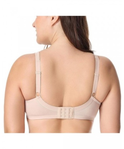 Women Comfort V-Neck Full Coverage No Padding Underwire Minimizer Bra - Gray Purple07 - C318QECRMGI $58.23 Bras