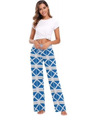 Women's Loose Casual Comfy Pajama Pants Drawstring Palazzo Wide Leg Lounge Pants - Color27 - CU197EKNHAG $43.23 Bottoms