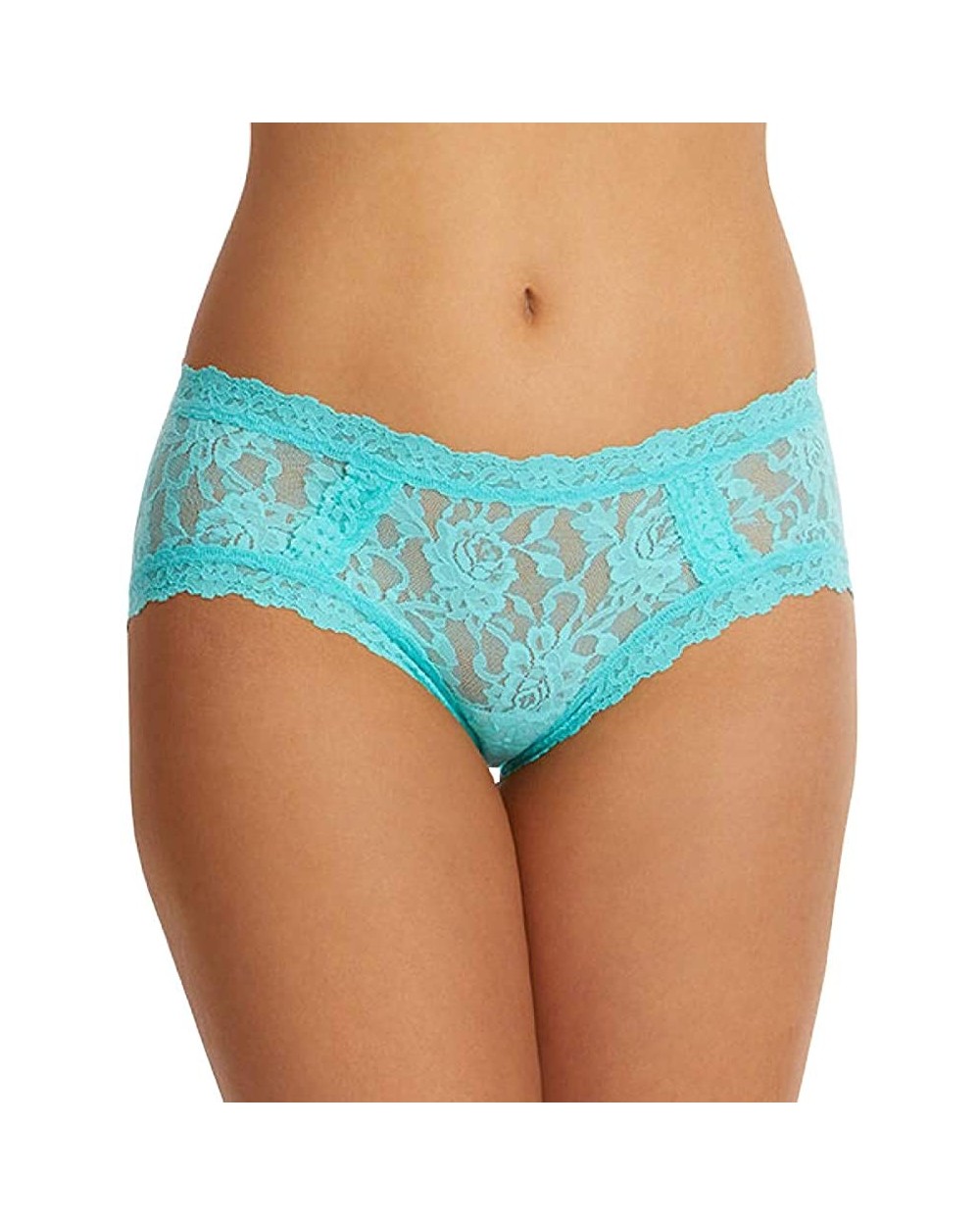 Women's Signature Lace Girl-Kini - Bright Aqua - CL196387RNT $55.42 Panties