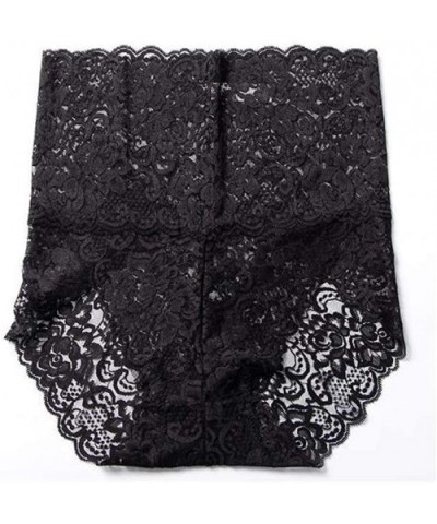 Rosie All Lace Briefs Sexy Briefs High Waist Underwear Pack of 2 - Black - CV190E3ET7Y $20.67 Panties