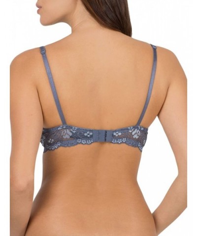 Women's Maximum Cleavage Underwire Push up Bra - Grisaille Grey - C818NZ33TUN $22.42 Bras