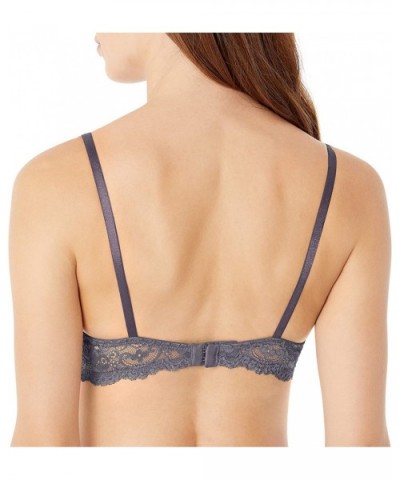 Women's Maximum Cleavage Underwire Push up Bra - Grisaille Grey - C818NZ33TUN $22.42 Bras