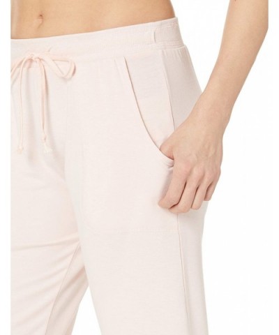 Women's Loungewear Classic French Terry Jogger with Pork Chop Pockets - Lotus - C818CGUIC3C $37.97 Bottoms