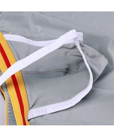 Mens Sexy One Piece Lingerie Breathable Apron G-String Thongs - Grey - CY185GM7LK0 $15.80 G-Strings & Thongs