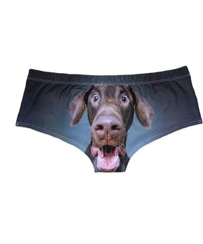 Women's Flirty Sexy Funny Naughty 3D Printed Animal Tail Underwears Briefs Gifts Cute Ears - Weimaraner - CW18S77YZ06 $13.44 ...