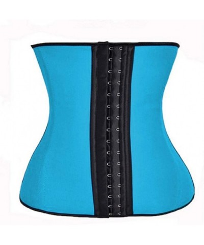 Women Waist Trainer 3-Breasted Tummy Control Belt Weight Loss Body Shaper Corsets S-3XL - Blue - C719CM7UDIA $66.83 Bustiers ...