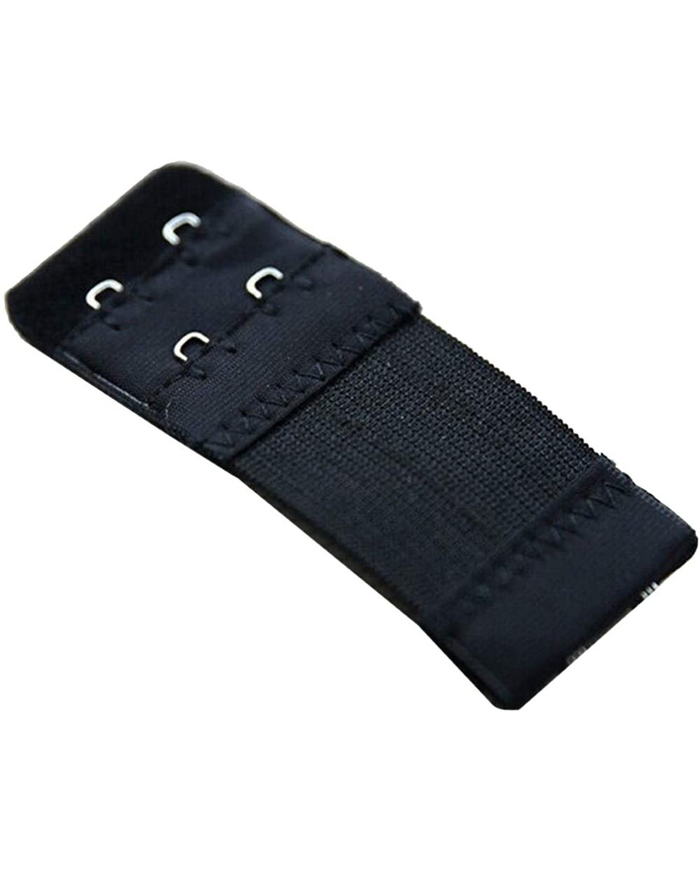 Women 2 Rows Hooks Bra Strap Extender Extenders Clasp Underwear Sewing Tools Intimates Accessories - Black 5pcs - CX19DUG7UW6...