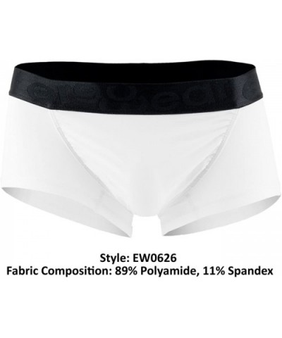 Mens Underwear Boxer Briefs Trunks - White_style_ew0626 - CE187CX0ZTZ $62.76 Boxer Briefs