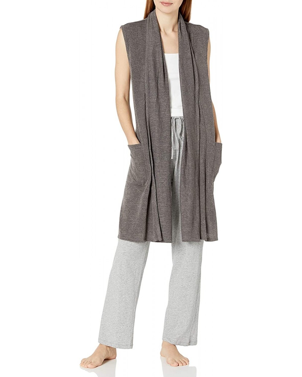 Women's Cloud-9152 - Heather Grey - CN17YKWTRO4 $61.27 Robes