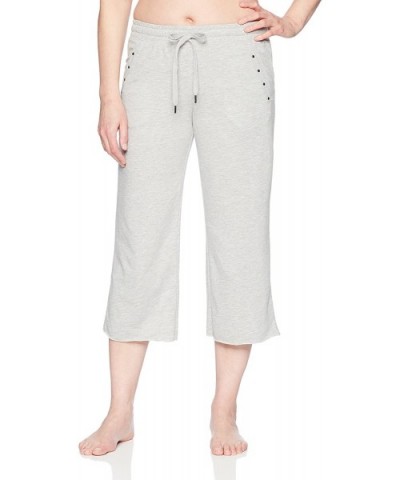 Women's Sleepwear Pajama Pant - Heather Grey Crop - CC18826RHEG $50.92 Bottoms