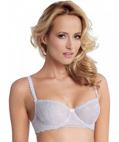 Felina | Harlow Demi Unlined Bra | Lace | Support | Comfort | Padded Straps ( - Chrome - CL11PA5O3S1 $32.61 Bras