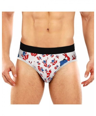 Men's Breathable Underwear Bikini Triangle Panties Classic Sport Briefs Thong - Color22 - CE1902UR4HW $25.15 Briefs