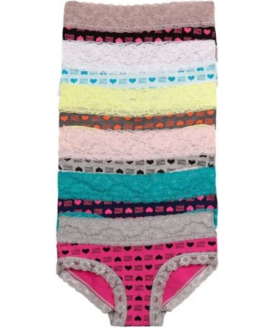 Bikini Style Cotton Panties Assorted Styles and Colors (Pack of 12) - 7 - CC183L7A3YD $28.93 Panties