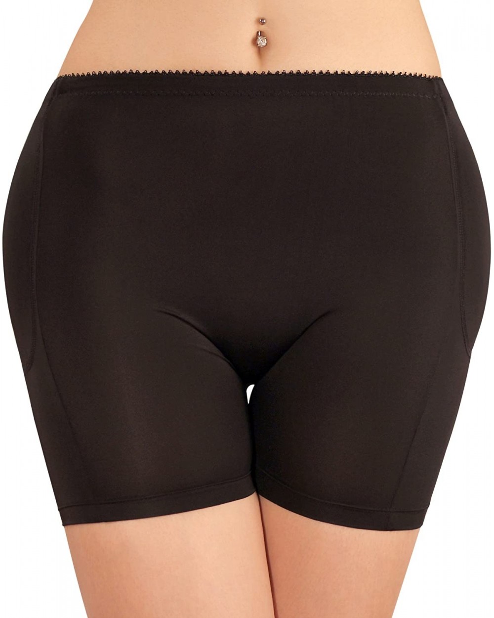 Women's Grand Hip & Butt Enhancer - Heavy - 2 Silicone- 2 Foam Pads - Black - CB11XUNGGZ9 $70.67 Shapewear