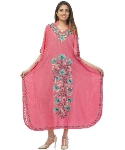 Kaftan Tunic Kimono Dress Ladies Summer Women Evening Maxi Party - X001g84t3fa - C018Z74Q25K $41.22 Nightgowns & Sleepshirts