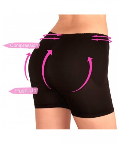 Women's Grand Hip & Butt Enhancer - Heavy - 2 Silicone- 2 Foam Pads - Black - CB11XUNGGZ9 $70.67 Shapewear