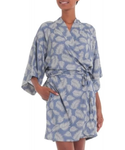 Rayon Robe- Windy Beach in Cadet Blue' - CT12NTN1916 $55.06 Robes