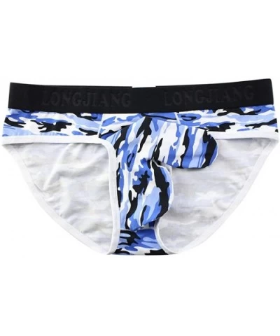 Mens Underwear Camouflage Elephant Bulge Boxer Briefs Pouch T Lingerie Shorts Underpants Zulmaliu - Blue - CA18MH0L8O3 $12.26...