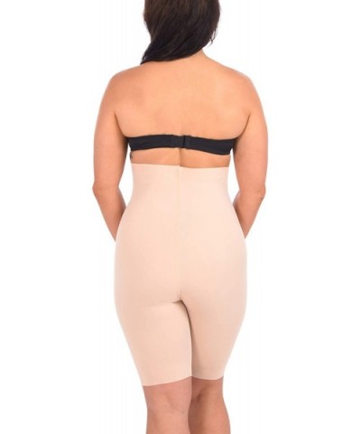 Extra High Waist Boy Short with Targeted Front Panel - Nude - CD18KIXEHW6 $35.43 Shapewear