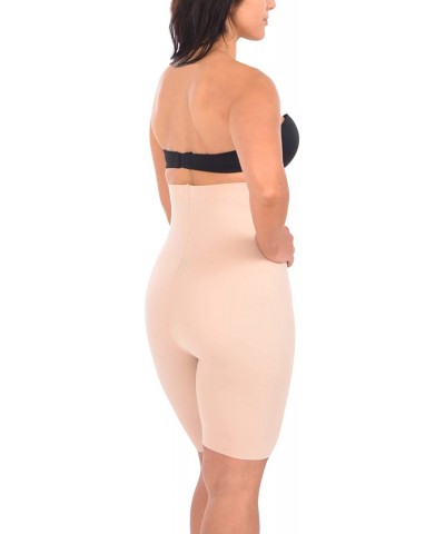 Extra High Waist Boy Short with Targeted Front Panel - Nude - CD18KIXEHW6 $35.43 Shapewear