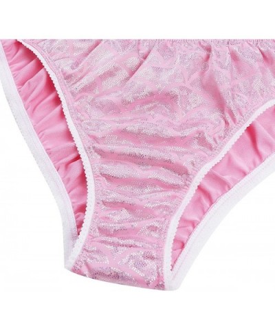 Men's Sissy Polka Dots Panties Crossdress Lingerie Ruched Back Bikini Briefs - CE18I9ARN9H $19.31 Briefs