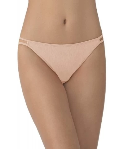 Women's Illumination String Bikini Panties (Regular & Plus Size) - Rose Beige - CH1117J5BG3 $11.60 Panties