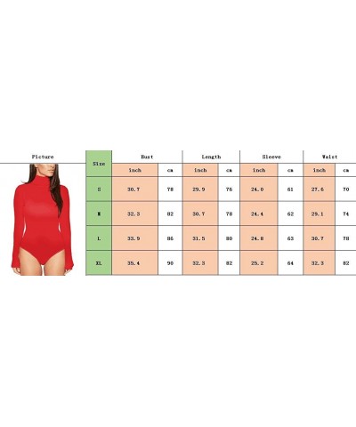 Women's Halloween Club High Neck Long Sleeve Bodycon Solid Bodysuit Sexy Romper Jumpsuit Thong Leotard - A-purple - CA180EQEA...