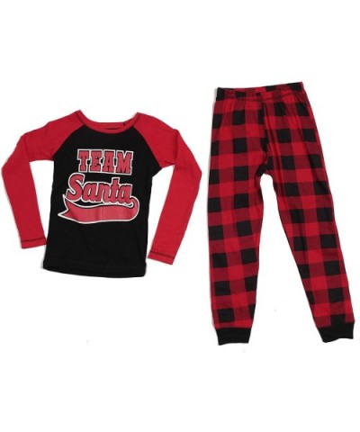 Buffalo Plaid Matching Christmas Pajamas for Family - Buffalo Plaid Kids - CR18Y2NDWYY $26.71 Sleep Sets