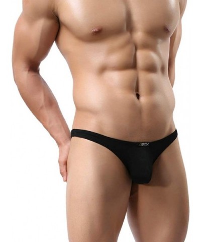 Hot Men's Thong Bikini Underwear-Men's Thong Underwear- Men's Bikini Undie- No Visilbe Lines. - White - C618NHU379A $14.24 G-...