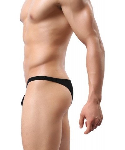 Hot Men's Thong Bikini Underwear-Men's Thong Underwear- Men's Bikini Undie- No Visilbe Lines. - White - C618NHU379A $14.24 G-...