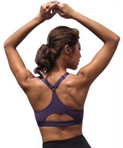 Yoga Gym Sports Bras for Women - Mini Camisole- Breathable- Soft Top Corp for Workout Fitness with Removable Padded - B0094 P...